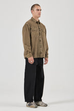 Load image into Gallery viewer, Grid Cord Long Sleeve Shirt - Caramel
