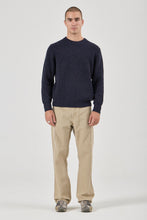 Load image into Gallery viewer, Fishermans Tweed Crew - Navy
