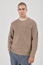 Load image into Gallery viewer, Fishermans Tweed Crew - Linseed
