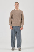 Load image into Gallery viewer, Fishermans Tweed Crew - Linseed

