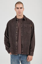 Load image into Gallery viewer, Campus Chunky Cord Long Sleeve Shirt - Dark Brown
