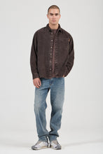 Load image into Gallery viewer, Campus Chunky Cord Long Sleeve Shirt - Dark Brown
