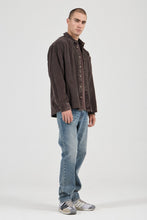 Load image into Gallery viewer, Campus Chunky Cord Long Sleeve Shirt - Dark Brown
