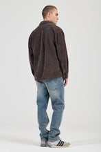 Load image into Gallery viewer, Campus Chunky Cord Long Sleeve Shirt - Dark Brown
