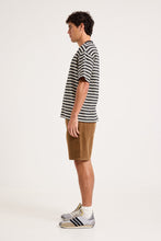 Load image into Gallery viewer, Emblem Stripe Tee
