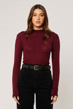 Load image into Gallery viewer, Edgar Top - Oxblood
