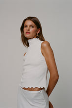 Load image into Gallery viewer, Crinkle Tank - White
