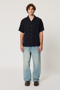 Bowler Seersucker Shirt - Black