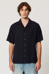 Bowler Seersucker Shirt - Black