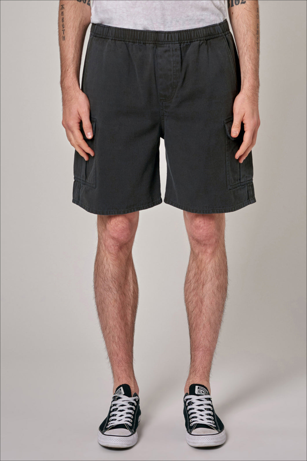 Tradie Cargo Short - Sulphur Black