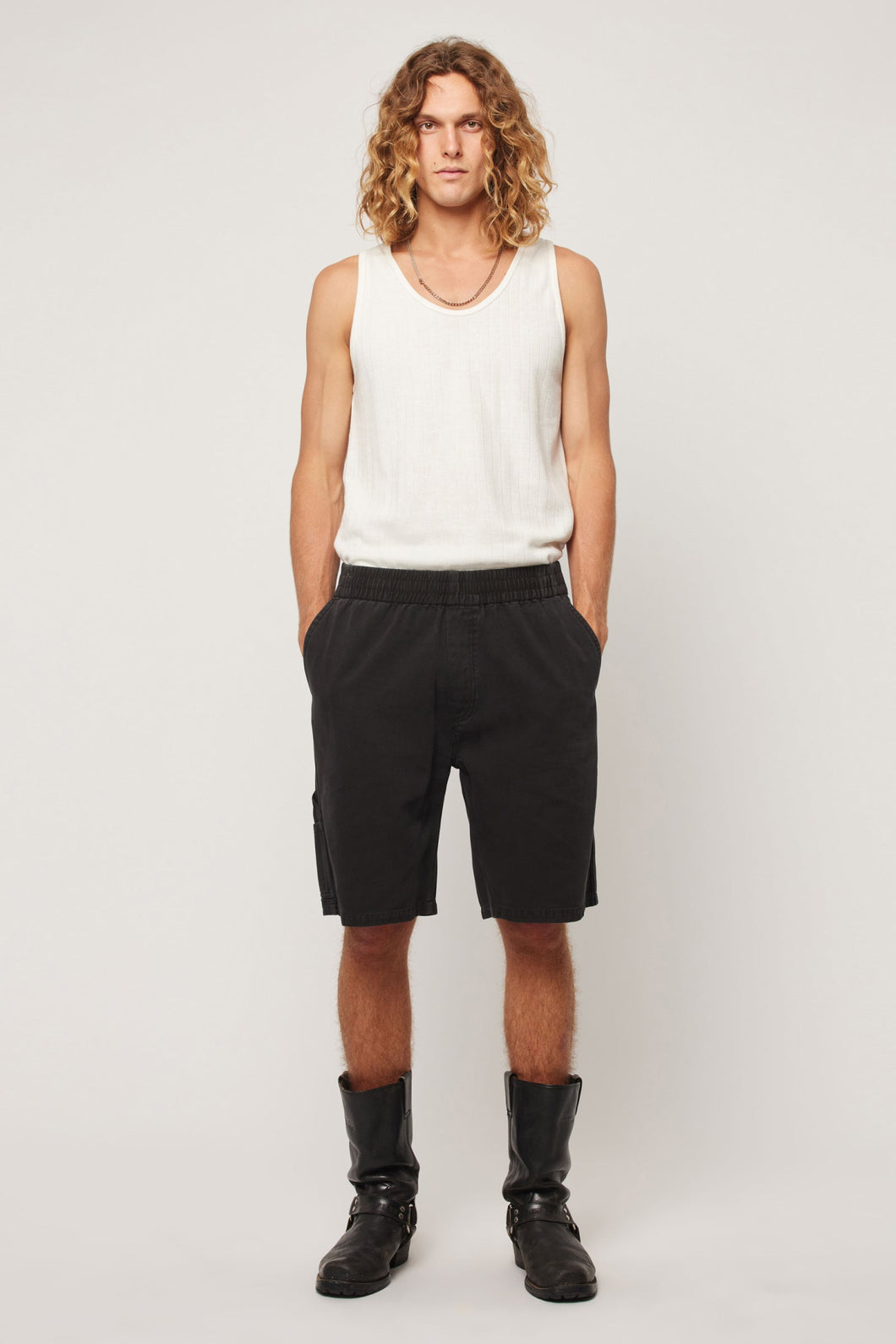 Tradie Carpenter Short - Sulphur Black