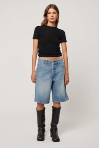 Tomboy Baggy Jort - Vintage Blue
