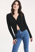 Load image into Gallery viewer, Caroline Knit Longsleeve Top - Black
